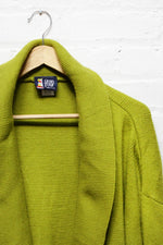 Slouchy Chartreuse Cardigan