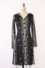 Hooded Graphic Print Dress S-S/M