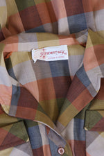 Strawstack County Fair Plaid Dress M/L