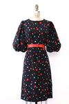 Rainbow Puffed Sleeve Dress S