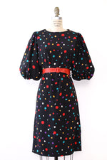 Rainbow Puffed Sleeve Dress S