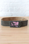 Stained Glass Dragonfly Buckle Belt S-L