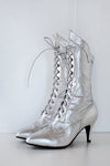 Silver Granny Boots 7