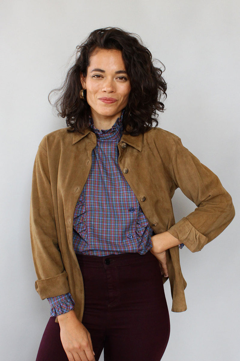 Ralphie Suede Buttondown S