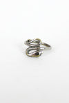 Snake Silvertone Ring