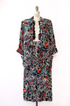 Doodle Print Jacket & Skirt Set S/M