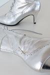 Silver Granny Boots 7