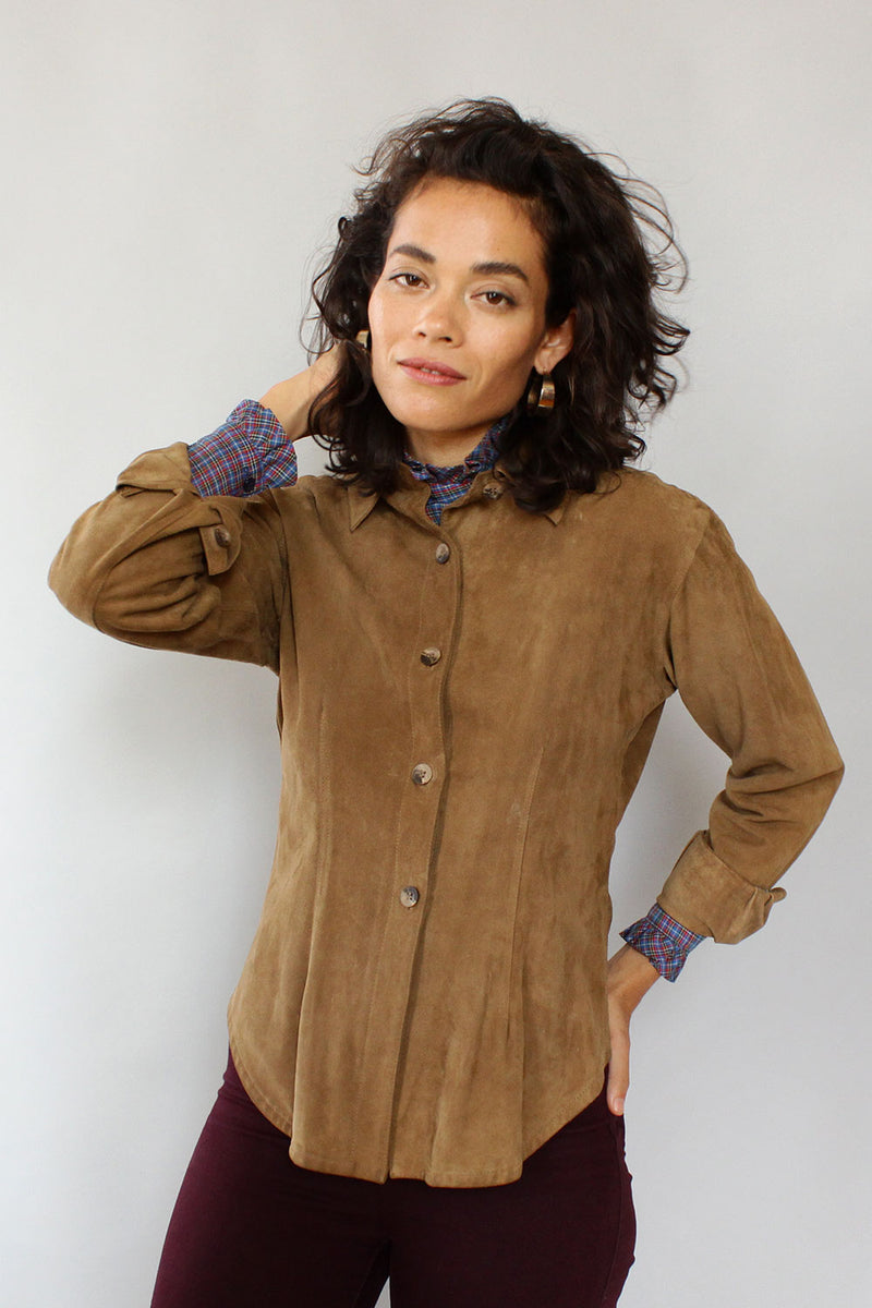 Ralphie Suede Buttondown S