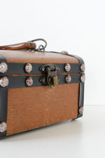 Treasure Chest Wood Handbag