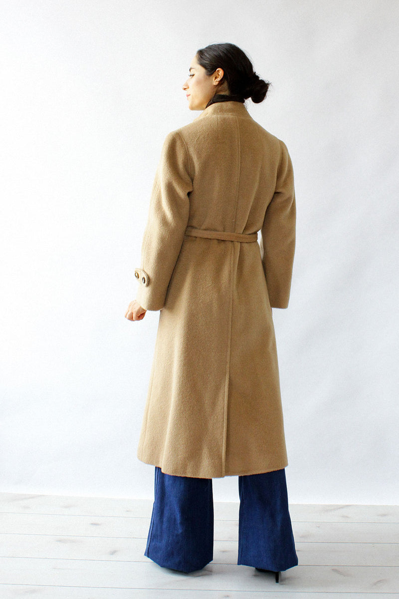 Pierre Cardin 1970s Camel Coat S