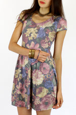 faded floral babydoll S/M