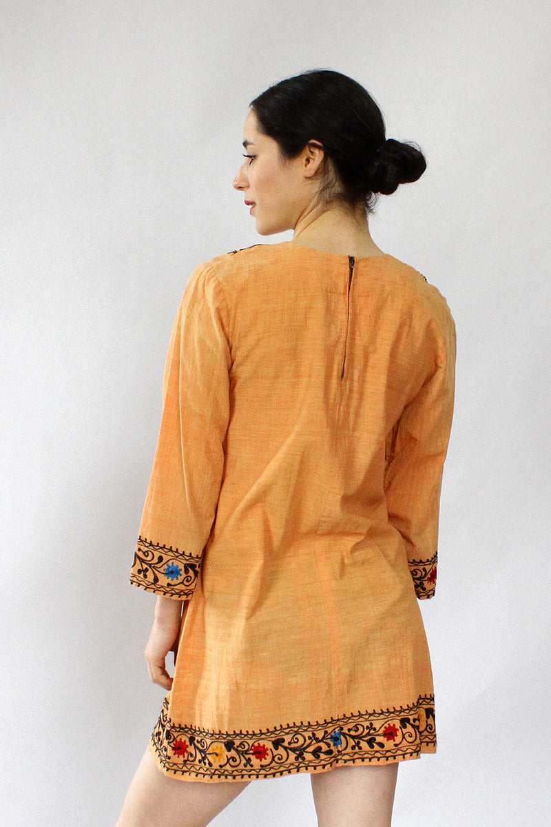 Clementine Indian Cotton Mini Dress S