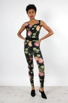 Betsey Johnson Punk Floral Jumpsuit M/L