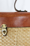 John Romain Straw Daytrip Bag