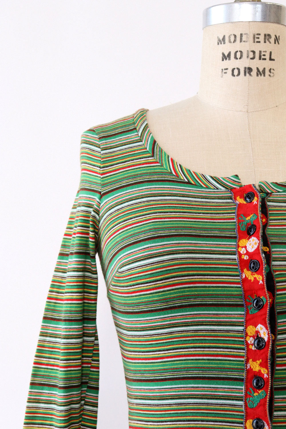 Betsey Johnson Alley Cat Mixed Stripe Dress XS/S