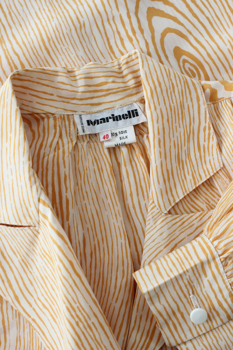 Marinelli Silk Faux Bois Ensemble S/M