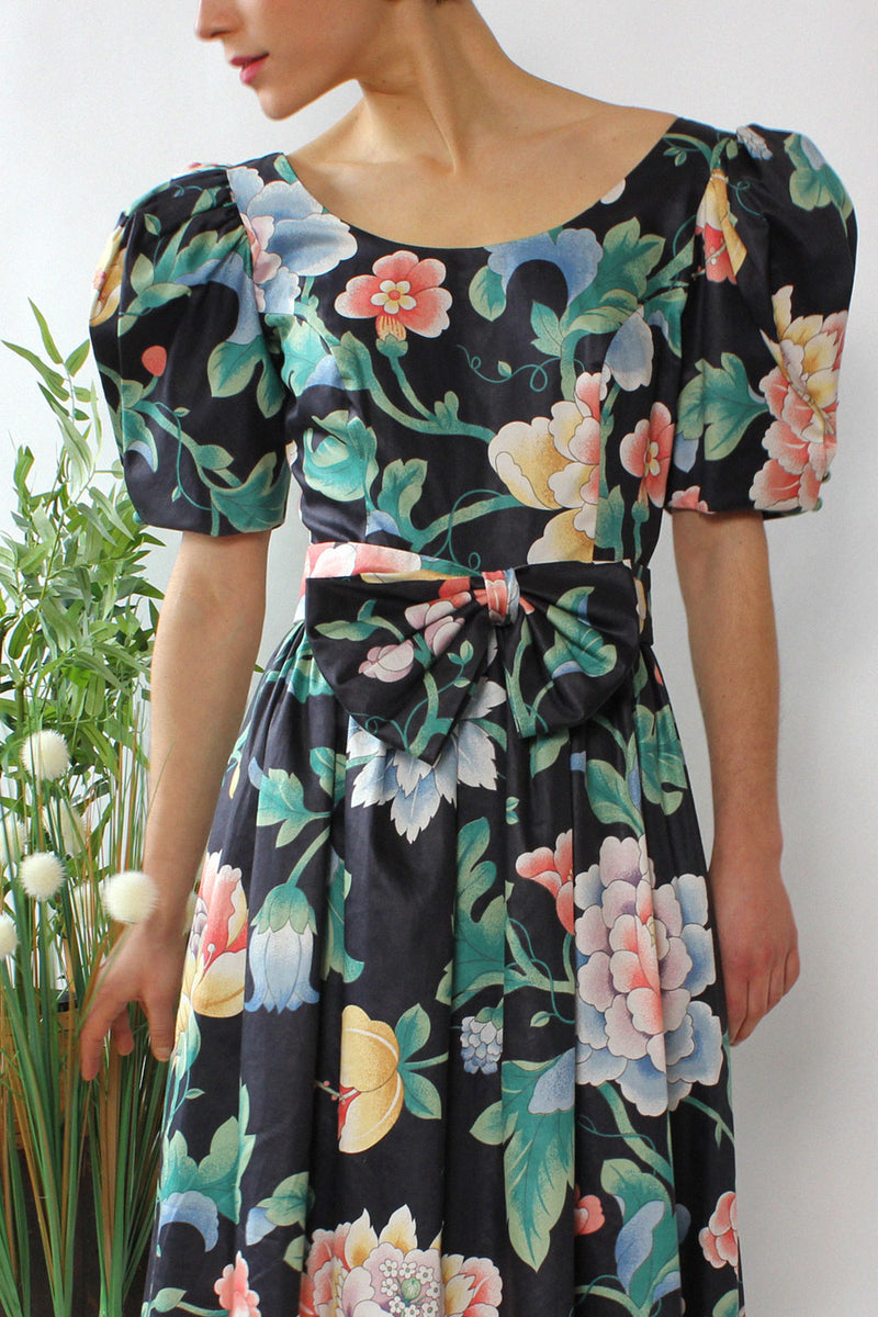Blair Woolverton Puff Sleeve Bloom Dress S