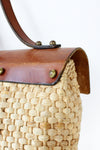 John Romain Straw Daytrip Bag