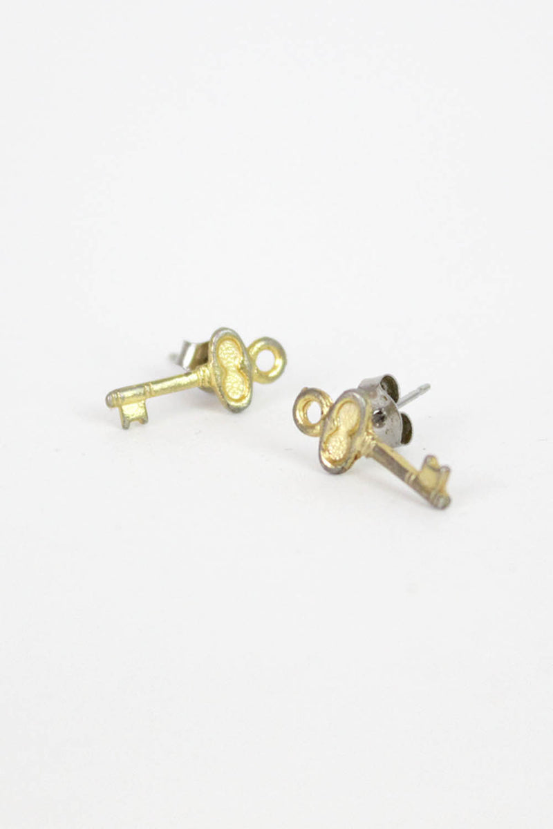 Tiny Key Studs