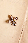 Fleur de Lis Puffy Gold Pin