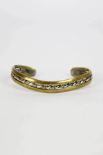 Wavy Mixed Metal Bracelet