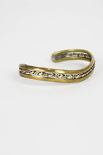 Wavy Mixed Metal Bracelet