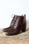 Fleece Lined Lace Up Booties 6