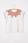 Naranja Huipil Top