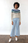Sky Blue Flared Trousers S