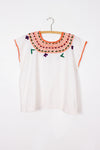 Naranja Huipil Top