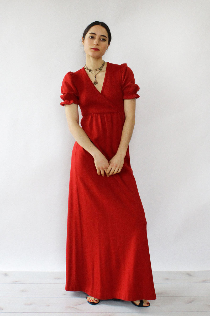 Puff Sleeve Fairy Tale Maxi Dress