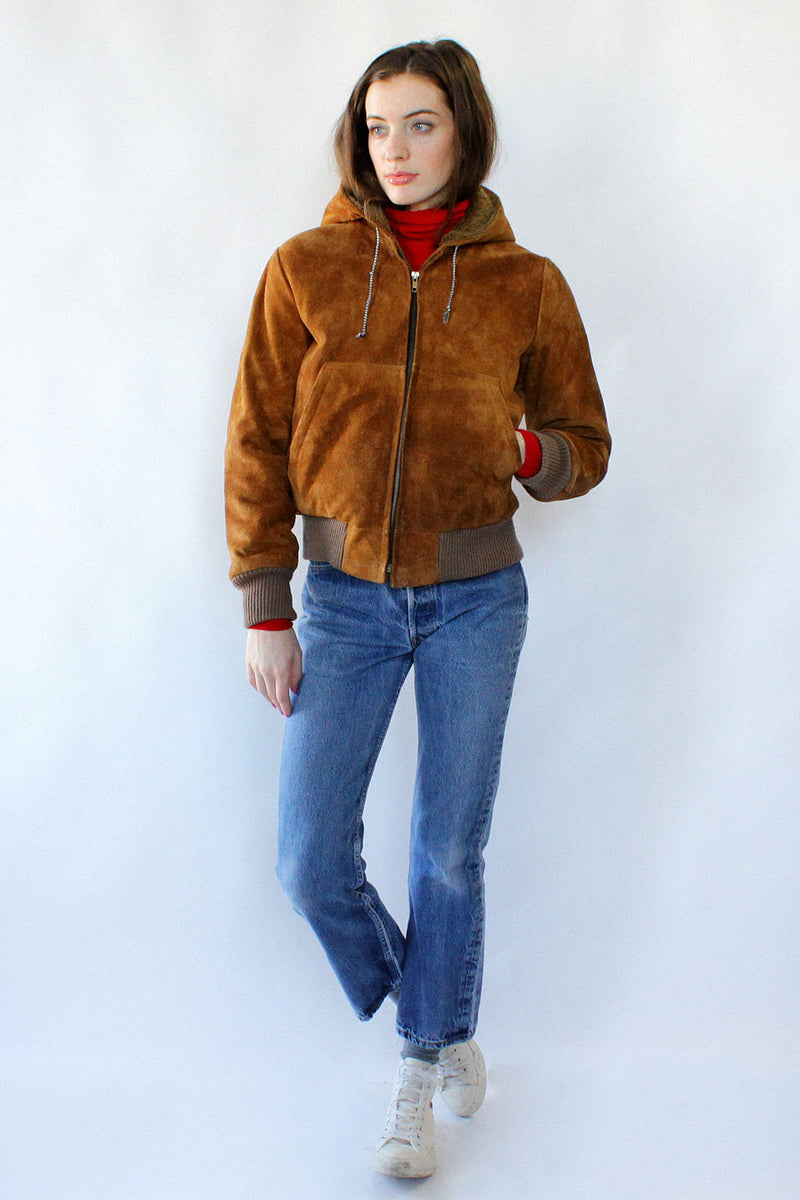 Hooded Reversible 70s Bomber S