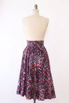 Layered Print Full Circle Skirt XS/S