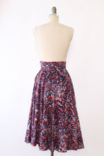 Layered Print Full Circle Skirt XS/S