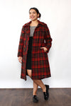 Bromleigh Tweed Plaid Coat M/L