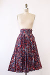 Layered Print Full Circle Skirt XS/S