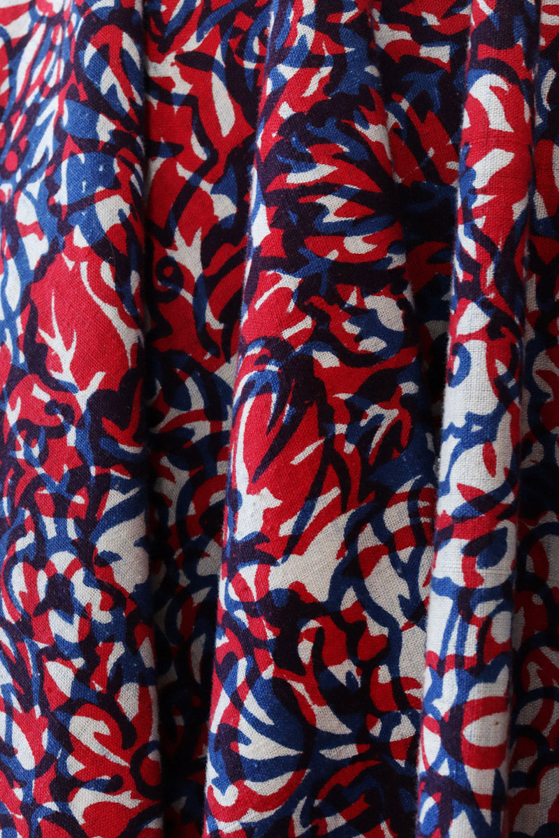 Layered Print Full Circle Skirt XS/S