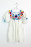 Chiapas embroidered smock blouse M