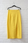Lemon Wiggle Skirt M/L