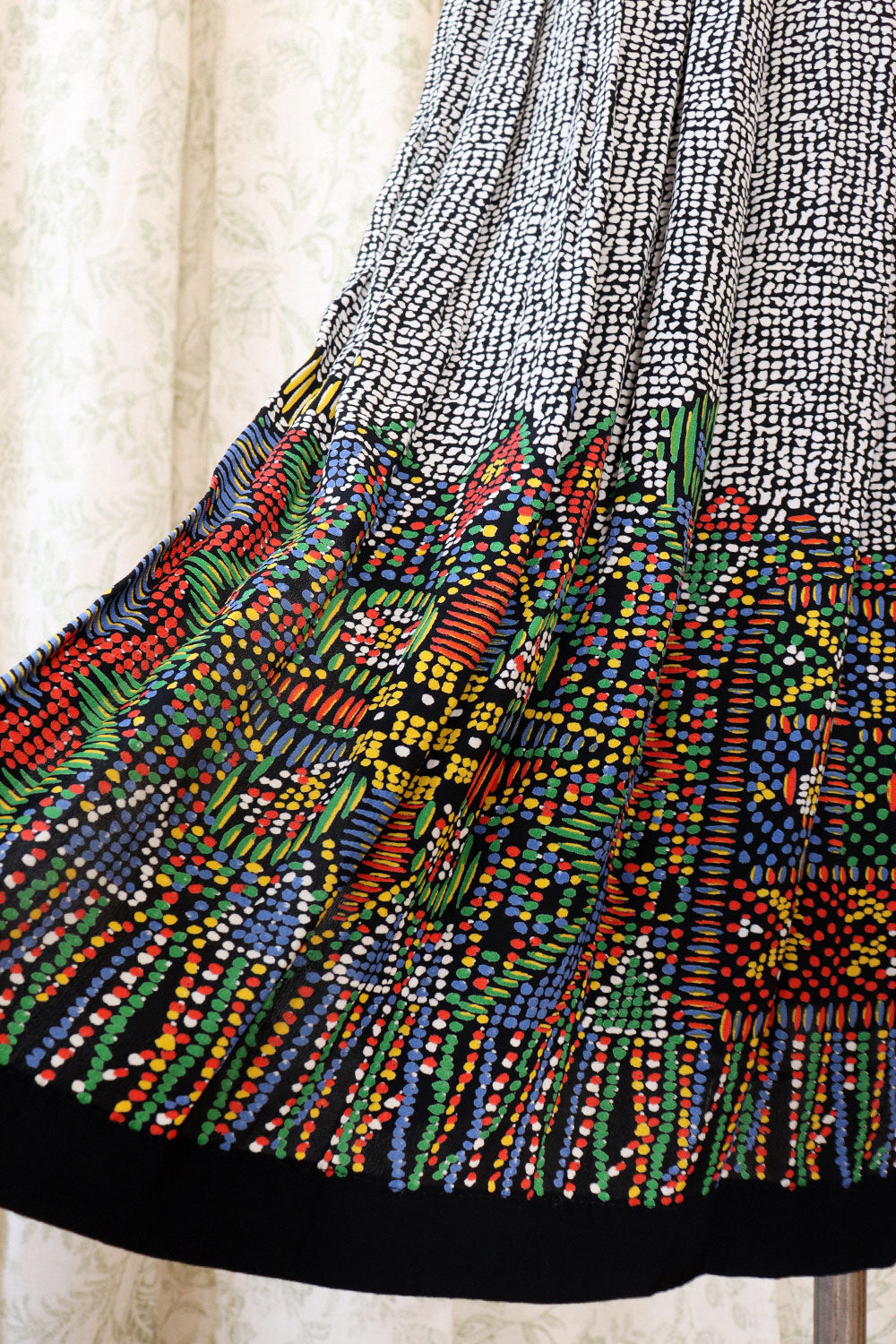Mosaic Print Flowy Midi S/M