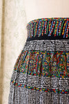Mosaic Print Flowy Midi S/M