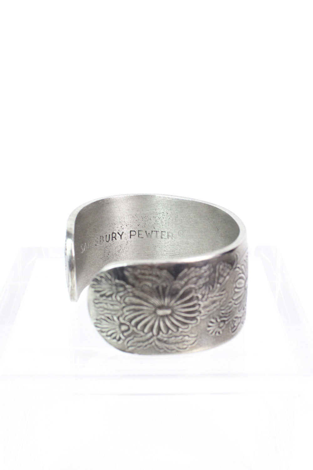 Pewter Daisy Cuff