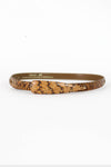 Amber Snakeskin Belt S