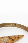 Amber Snakeskin Belt S