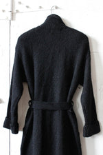 Black Mohair Sweater Coat