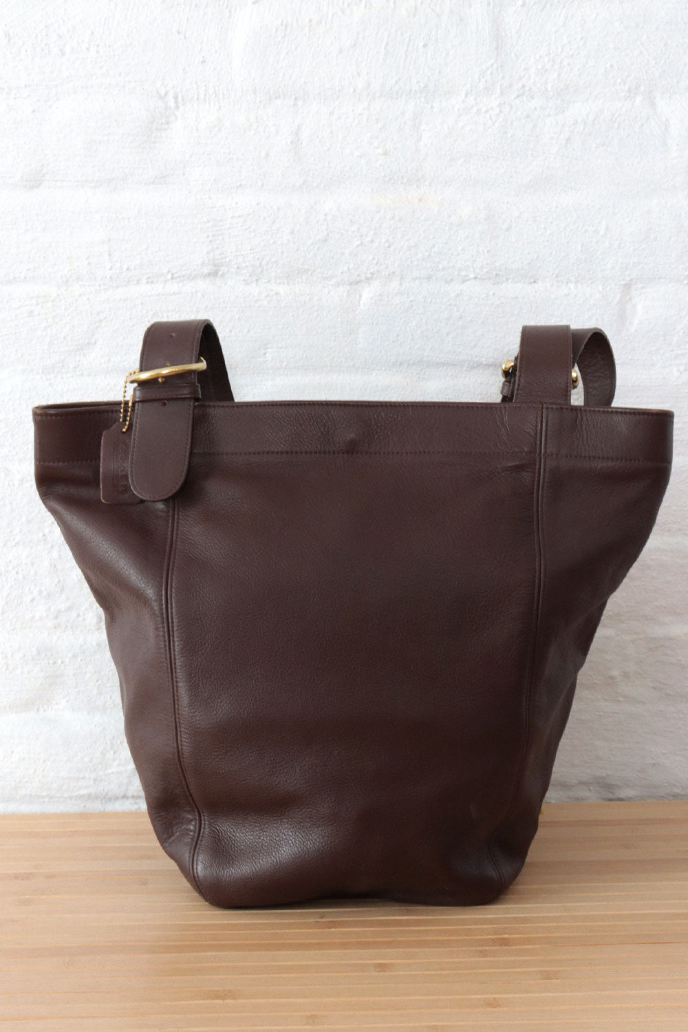 Coach XL Dark Brown Leather Soho Tote