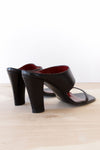 YSL Strappy Leather Heels 8.5