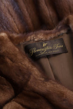 Mink Fur Peacoat M