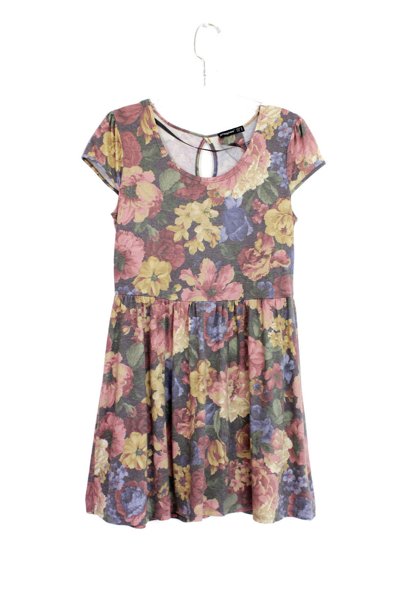 faded floral babydoll S/M