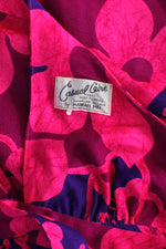 Hawaiian Violet Pink Palazzo Jumpsuit S
